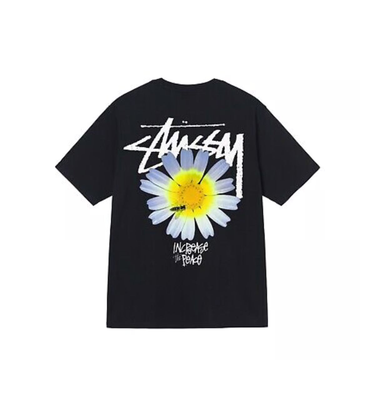 Stussy ITP Flower T-Shirt - חולצת סטוסי שחורה - SNOWKICK’S