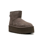 Ugg Classic Mini Platform Gray - מגפי האג - SNOWKICK’S