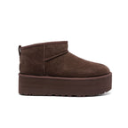 Ugg Classic Ultra Mini Platform Brown – מגפי האג - SnowKicks
Front View