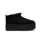 Ugg Classic Ultra Mini Platform Black – מגפי האג - SnowKicks
Front View 