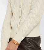 Beige Wool and cashmere cardigan - סריג ראלף לורן - SNOWKICK’S