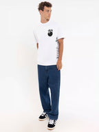 Stussy Test Strike Pigment Dyed Tee - חולצת סטוסי לבנה - SNOWKICK’S