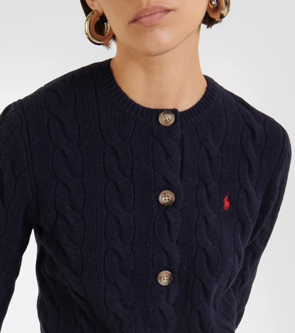 Navy Wool and cashmere cardigan - סריג ראלף לורן - SNOWKICK’S