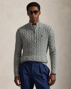 Ralph Lauren Quarter Zipped Cardigan | סריג ראלף לורן אפור