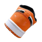 Air Jordan 1 low Top Elastic Buckle Kids Black Burnt Orange | אייר ג'ורדן ילדים