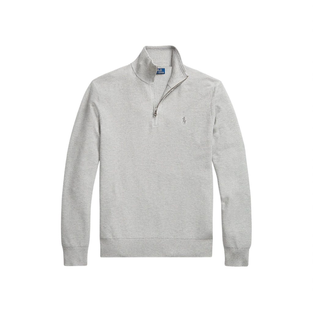Ralph Lauren Quarter Zipped Sweatshirt - סווטצירט ראלף לורן אפור