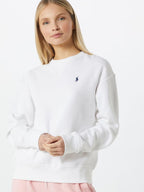 Polo Ralph Lauren Fleece Sweatshirt in white - סווטשירט פולו ראלף לורן - Snowkicks