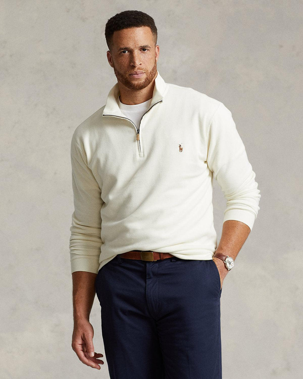 Ralph Lauren Quarter Zipped Sweatshirt - סווטצירט ראלף לורן - Snowkicks