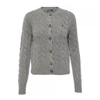 Gray Wool and cashmere cardigan - סריג ראלף לורן - SNOWKICK’S