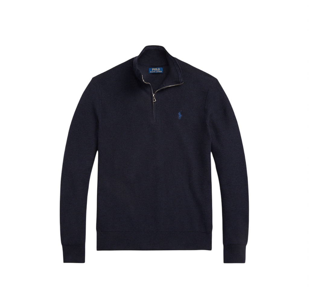 Ralph Lauren Quarter Zipped Sweatshirt - סווטצירט ראלף לורן שחור