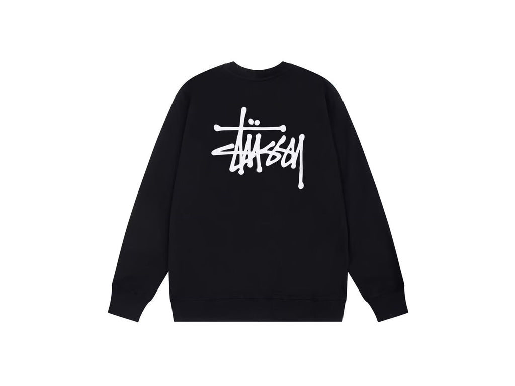 Basic Stussy Hoodie - פוטר סטוסי שחור - SNOWKICK’S