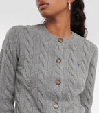 Gray Wool and cashmere cardigan - סריג ראלף לורן - SNOWKICK’S