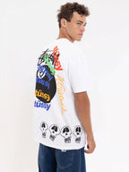 Stussy Test Strike Pigment Dyed Tee - חולצת סטוסי לבנה - SNOWKICK’S