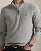 Ralph Lauren Quarter Zipped Sweatshirt - סווטצירט ראלף לורן אפור