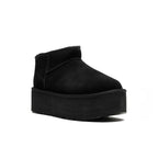 UGG CLASSIC ULTRA MINI PLATFORM BLACK | מגפי אגג